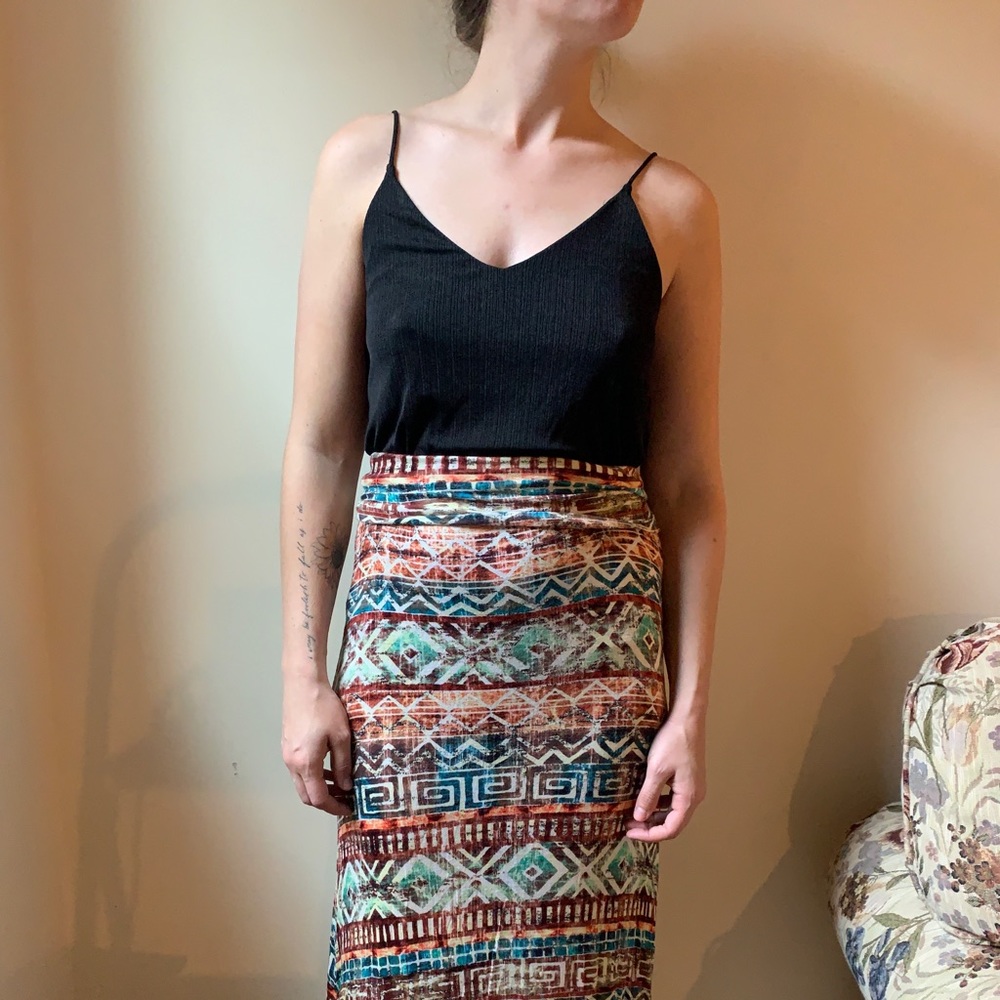 Slinky black blouse